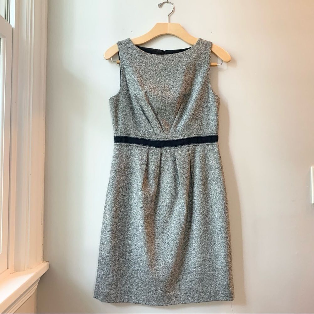 Loft Tweed Wool Silk Blend Dress Size 2